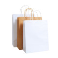 Customized fashion shopping brown kraft paper bags